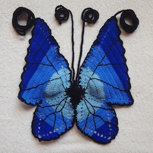 crochet butterfly top