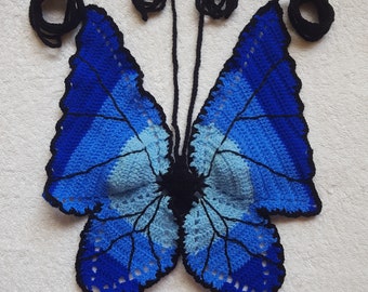 crochet butterfly top