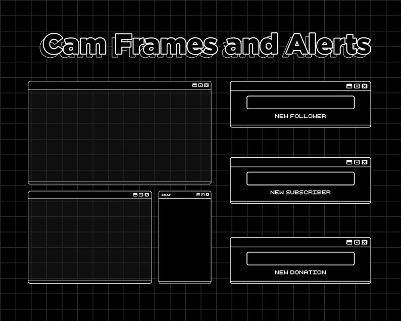 dark-mode-twitch-overlay-package-minimal-aesthetic-theme-animated-etsy