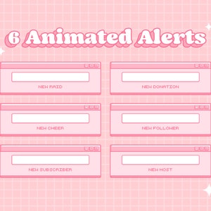 Animated Cute Angel Stream Twitch Alerts Etsy