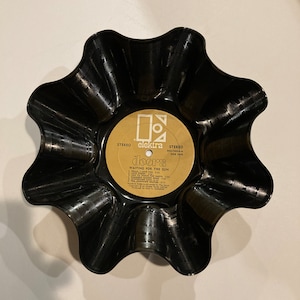 Bol pour disques vinyles Doors - fabriqué à la main avec l'un de leurs disques vinyles originaux