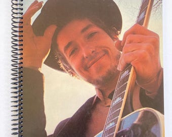 Bob Dylan "Nashville Skyline" Album Cover Notebook: Handmade Journal