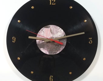 Stevie Nicks Vinyl Record Clock (Rock A Little) - created with the authentic Stevie Nicks vinyl record