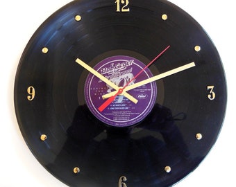 Bob Seger Record Clock (Against The Wind) - 12" Wall Clock Handmade using the authentic vinyl album