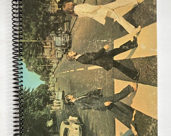 The Beatles "Abbey Road" notebook / journal created using the authentic record cover