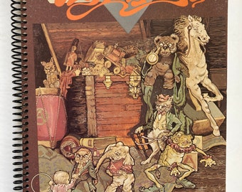 Aerosmith "Toys in the Attic" record album cover notebook / journal created using the authentic cover