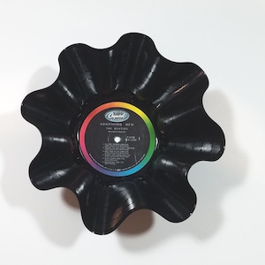 The Beatles Vinyl Record Bowl - handmade using any one of their original vinyl records