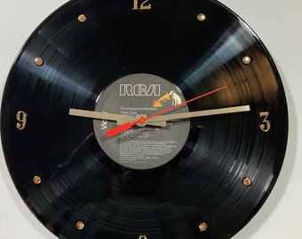 David Bowie Record Clock (Changesonebowie) - 12" vinyl wall clock created with the actual David Bowie vinyl album
