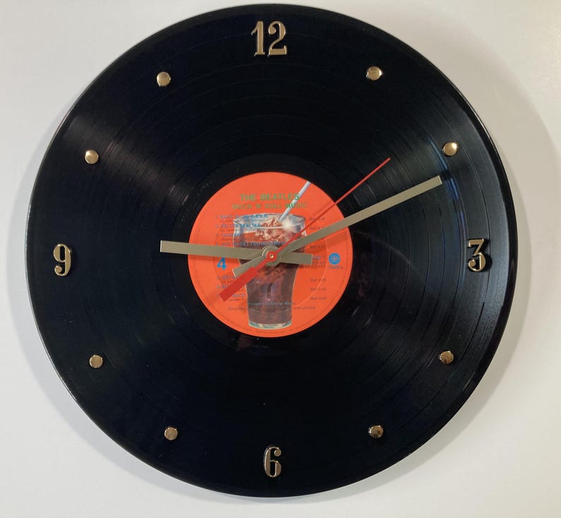The Beatles Record Clock (rock and Roll Music) - 12