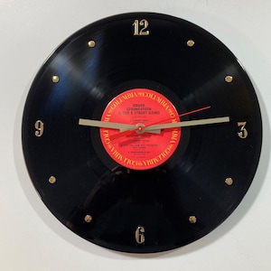 Bruce Springsteen 12&quot; Record Clock (Live 1975-1985) created using the actual Springsteen album. Great Springsteen songs on this album.