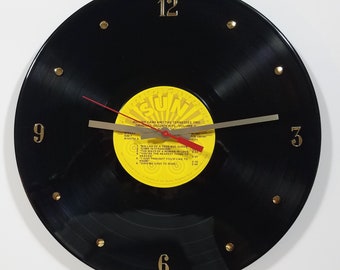 Johnny Cash Record Clock (Original Golden Hits Vol. II) - 12” wall clock made with the authentic Johnny Cash Record.