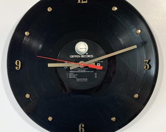 Guns N Roses Record Clock (Lies) - 12" Wall Clock Handmade using the authentic vinyl album