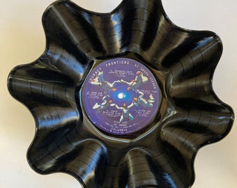 Journey Vinyl Record Bowl - created with any original Journey vinyl record