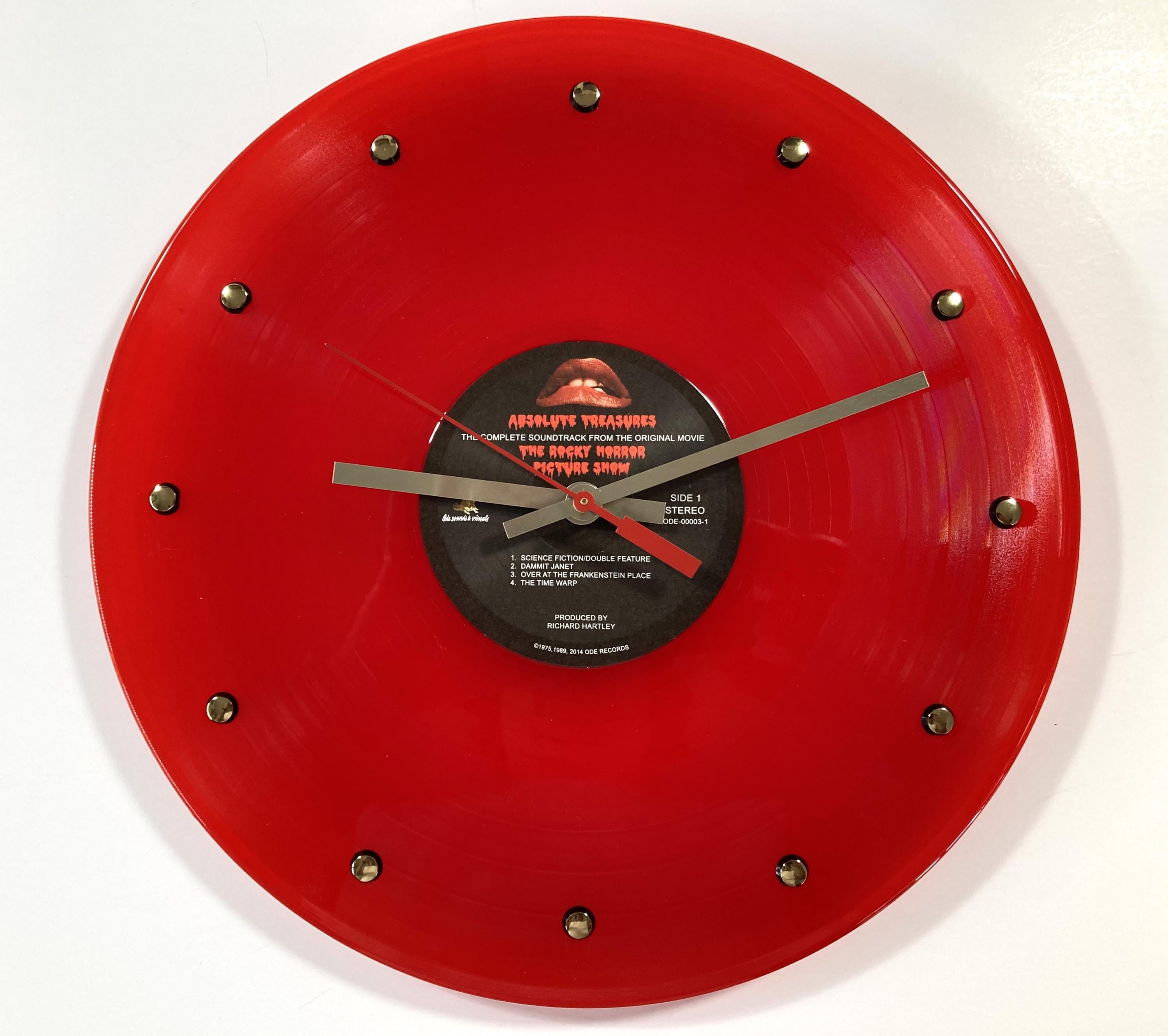 Midnight Vinyl Clock - Etsy
