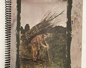 Led Zeppelin "Led Zeppelin IV" record album cover notebook / journal created using the authentic cover