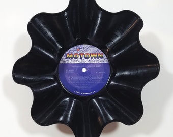 Motown Vinyl Record Bowl - created with any original Motown vinyl record