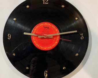 Billy Joel 12" Record Clock (The Stranger) - created using the original Billy Joel record.