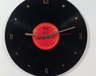 Billy Joel Record Clock (52nd Street) - 12" Wall Clock Handmade using his authentic vinyl album