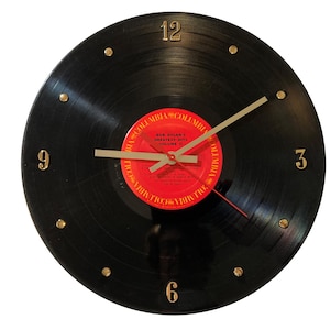 Bob Dylan Record Clock (Greatest Hits Vol. II) - 12" Wall Clock Handmade using the authentic vinyl record