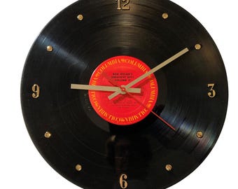 Bob Dylan Record Clock (Greatest Hits Vol. II) - 12" Wall Clock Handmade using the authentic vinyl record