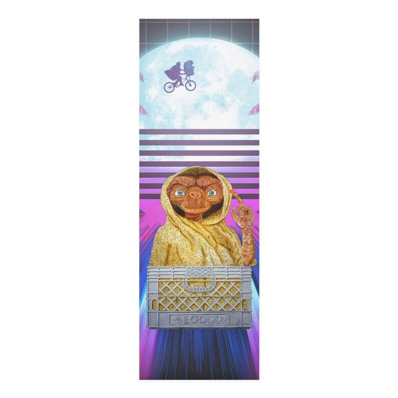 E.T. Be Good Vaporwave Indie Art Yoga 4 years warranty Manufacturer regenerated product Mats the E ET - Stickers