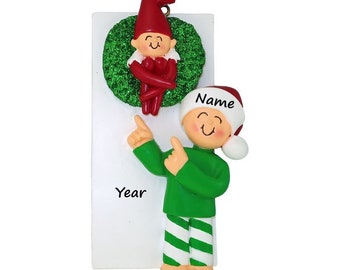 Elf Personalized Christmas Ornament For Kids, Custom Elf Ornament, Christmas Elves With Name, Gift For Kids, Ornament For Boys And Girls