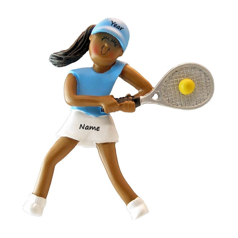 PERSONALIZED Tennis Player Ornament / Tennis Girl Ornament / Etsy