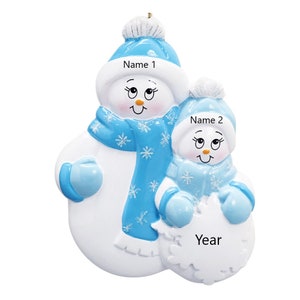 Single Parent Mom And Child Christmas Ornament / Personalized Single Parent Mom And Child Ornament / Mom And Child Personalized Ornament