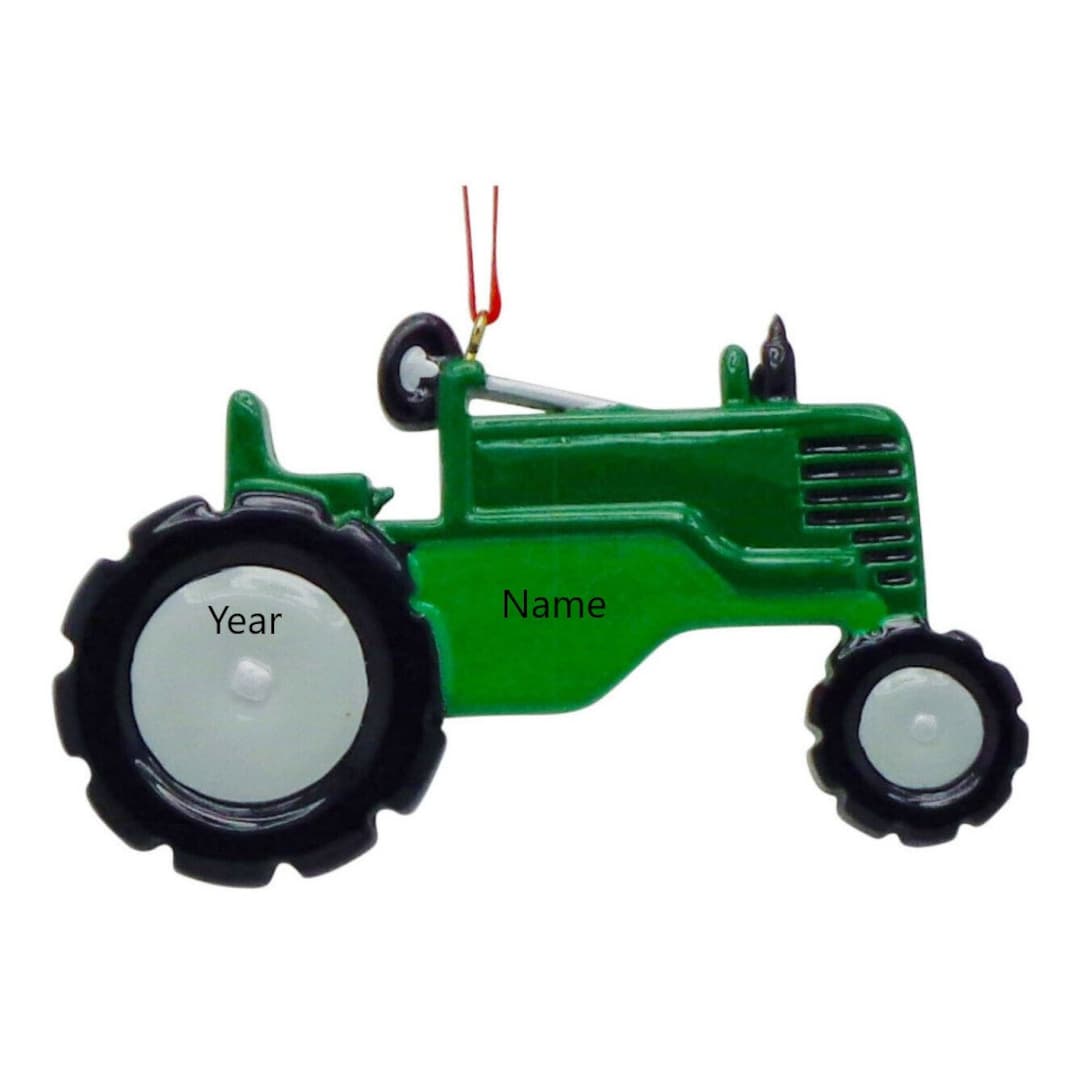John Deere Tractor Ornament Green Tractor Farm Tractor Christmas
