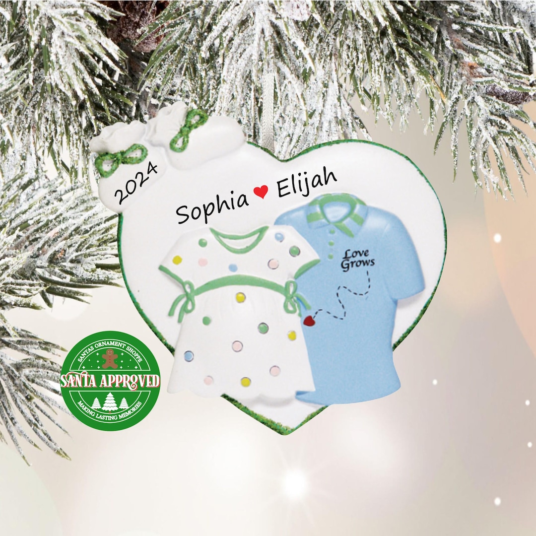 Personalized Ornament Expecting Baby Couple Ornament, Couple Custom ...