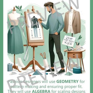 Math Careers Poster Set: STEM Classroom Decor (Digital Download Set of 24) image 5