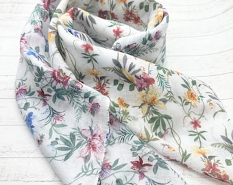 Boho Cotton gauze scarf,Cotton Bandana,gift scarf,Soft Cotton Scarf, chemo scarf,Boho Scarf,handkerchief,gift handkerchief, Vintage scarf