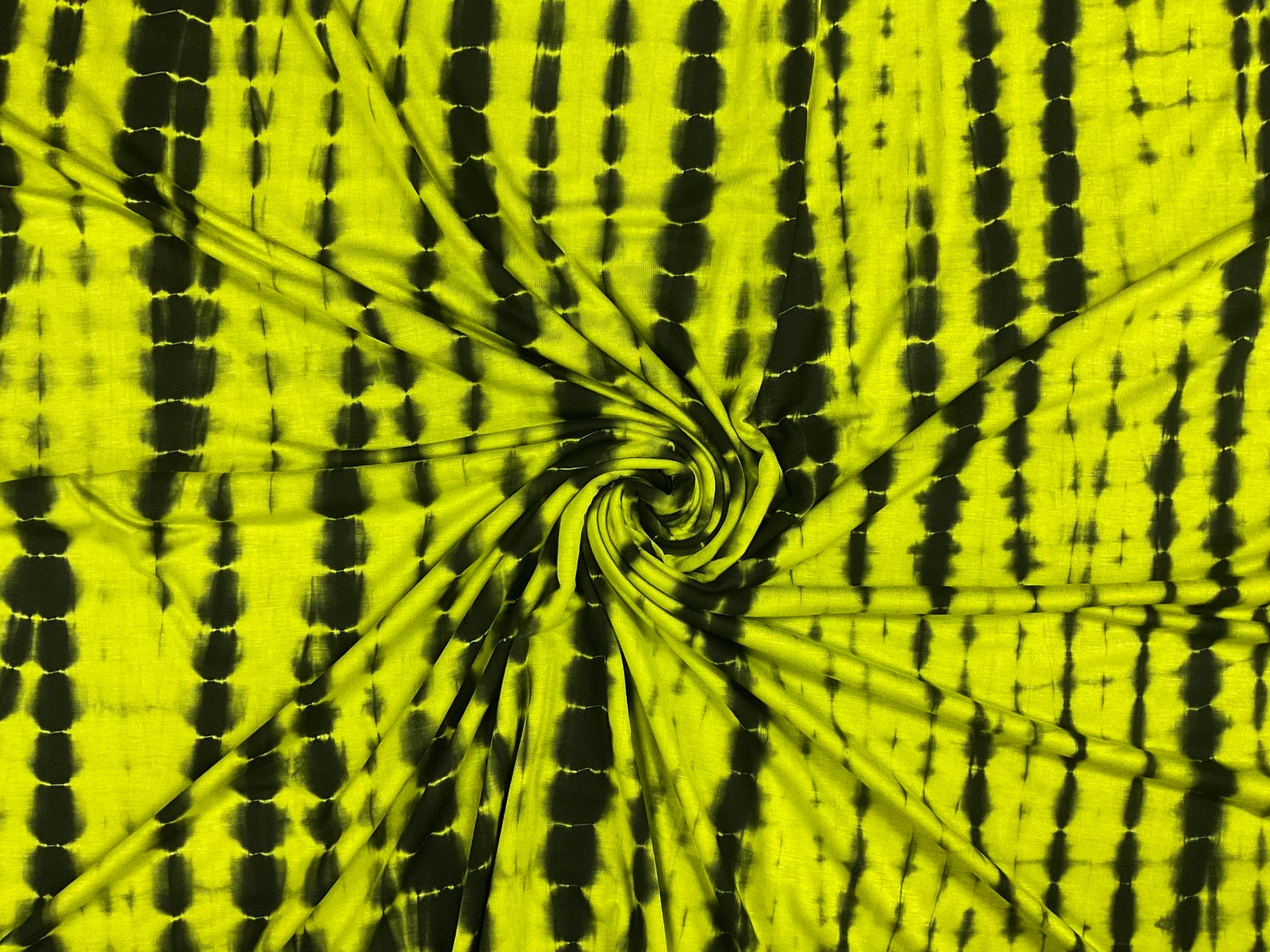 Lime/black Tie Dye Fabric by the Yardrayon Spandex Fabric Etsy