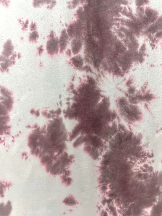 Cotton Spandex French Terry - Ice Dye
