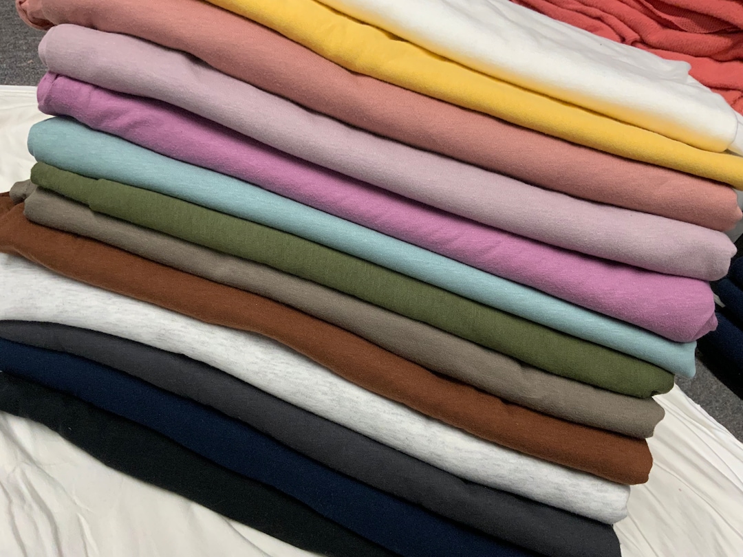 100 Cotton Jersey Fabric, Light Weight Cotton Jersey Fabric, Sewing Fabric, Jersey Fabric for