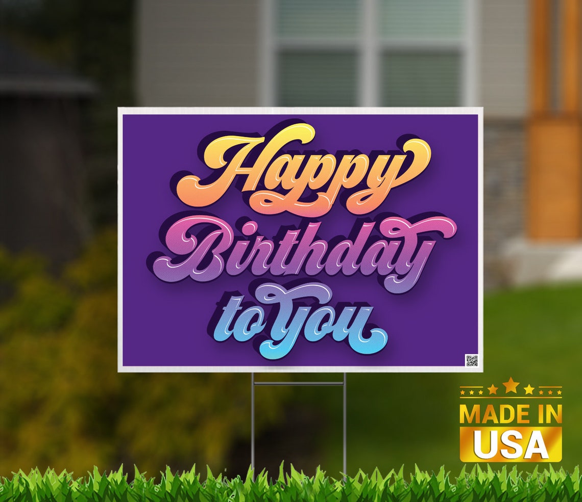 Happy Birthday to You. that 70’s Edition - Etsy