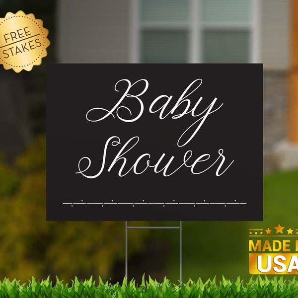 Baby Shower Yard Sign Etsy