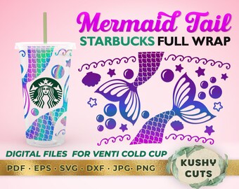 Free Free 195 Little Mermaid Starbucks Cup Svg SVG PNG EPS DXF File