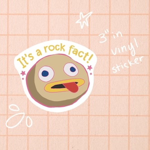 It’s A Rock Fact Sticker