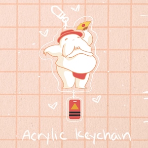 Radish Spirit Keychain | Ghibli Inspired Epoxy Keychain