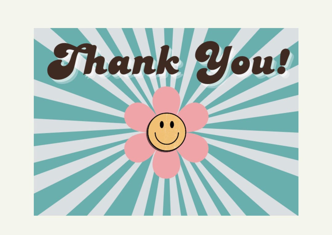 Cute Printable Thank You Card Digital - Il 1080xN.6285001423 Fi30 