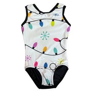 Gymnastics Leotard - Holiday Lights