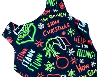 Gymnastics Leotard - Christmas Stink, Stank, Stunk