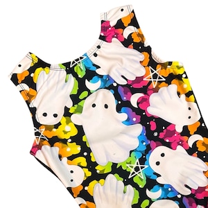 Gymnastics Leotard - Rainbow Ghost