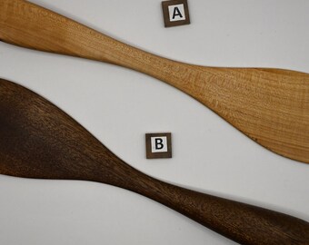 Handmade Large Handle Hardwood Spatula