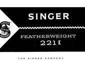 Singer featherweight 221 k sewing machine owner 39 s manual