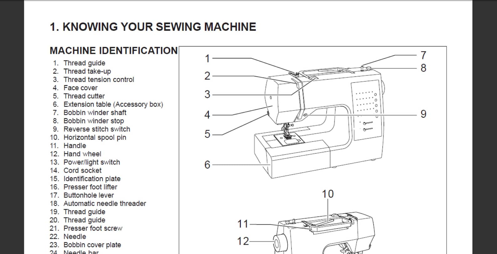 Singer 7442 sewing machine owner's manual Etsy