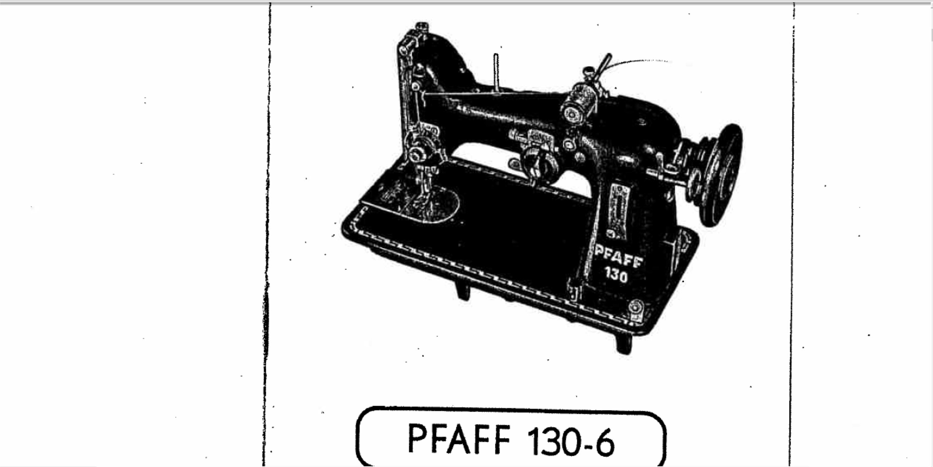 Pfaff 1306 sewing machine owner's manual Etsy