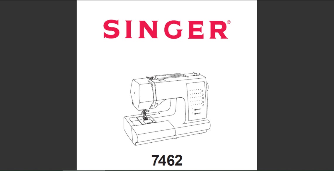 Singer 7462 Sewing Machine Owner s Manual Etsy singer-7462-sewing-machine-owner-s-manual-etsy