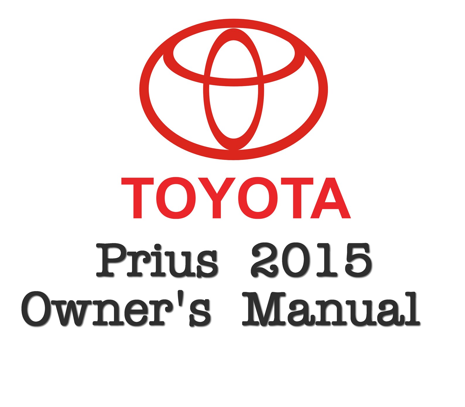 Toyota Prius 2015 Owners Manual Etsy